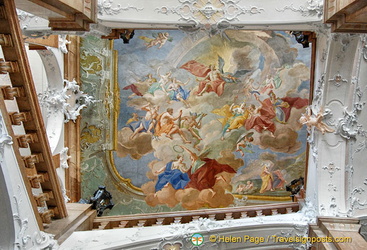 Ceiling fresco of Neue Residenz by Johann Georg Unruhe
