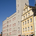 Regensburg Haidplatz with its patrician houses