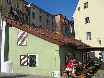 Historische Wurstküchl, said to be one of Germany's oldest sausage makers
