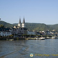 Prince Elector's Castle on the left, Boppard