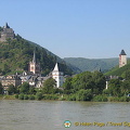 Rhine Castles - Germany (2069 visits) Castle Stahleck and riverside town of Bacharach Rhine Castles - Germany