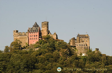 Schonburg Castle -  above the medieval town of Oberwesel