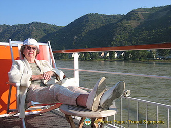 This is what river cruising's all about ..
