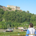 Tony admiring Castle Rheinfels