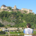 Tony shooting Rheinfels Castle
