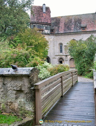 Small bridge to St Wolfgang's Church