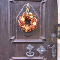 Beautiful door decorations in Rothenburg