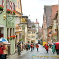 Obere Schmeidgasse, the main street linking the Siebersturm and the Marktplatz