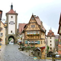 One of the most famous views of Rothenburg