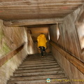 Timber steps up to the Rothenburg wall