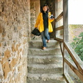 Me, doing the Rothenburg Wall Walk
