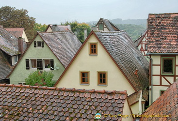 The roof-tops of Rothenburg