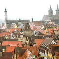 View of Rothenburg skyline from the Roderturm