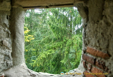 A window in the Rothenburg wall