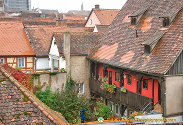 A colourful Rothenburg inn