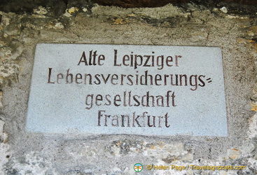 Another donor to the preservation of the Rothenburg wall