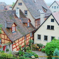 Pretty gardens you see from the Rothenburg wall