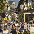 A very busy Rudesheim town
