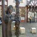 Sculpture depicting Traben-Trarbach's connection with wine-growing