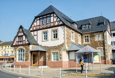 Traben-Trarbach tourist information office, formerly a train station