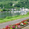 Moselle river view from Traben-Trarbach