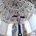 Baroque stucco work of the west choir vault