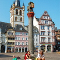 The market cross in Trier Hauptmarkt