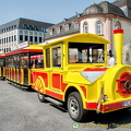 A very bright Trier tourist train