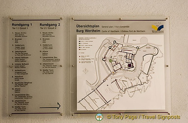 Wertheim city map