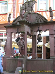 Engelsbrunnen (Angels Fountain) in Wertheim