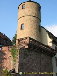 White tower of the Hofhaltung - a former princely court