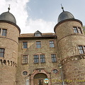 Twin towers of Burg Wertheim