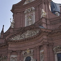 Red sandstone facade of Neumunster-Kirche