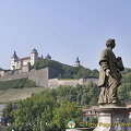 View of Festung Marienberg and St Totnan from Alte Mainbrucke