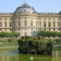Würzburg Residenz garden view