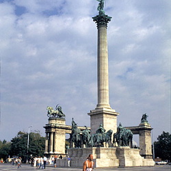 Budapest Heroes Square and Around