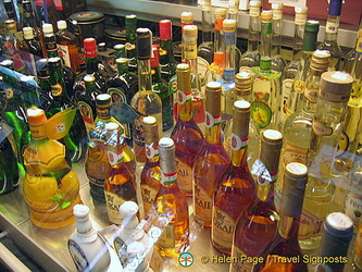 An array of Hungarian alcohol
