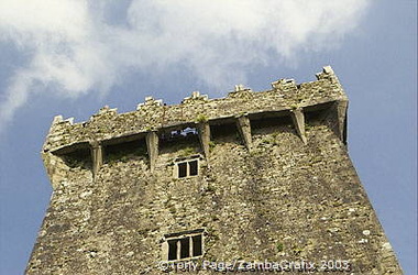 Above the top window is where the stone is [Blarney Castle - County Cork - Ireland]