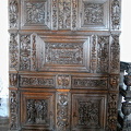 Oak cupboard dated 1570
