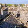 View from the top of Bunratty Castle