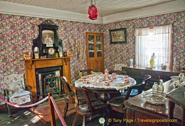 The dining room of The Golden Vale House