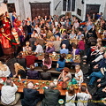 A view of the banquet hall from the minstrels' gallery