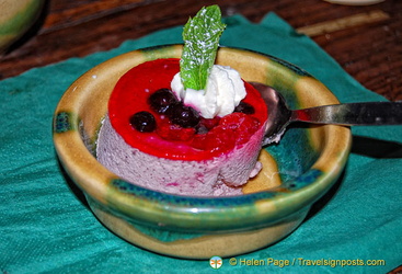 Fruit of the forest mousse