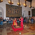 Medieval music entertain in the Great Hall
