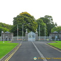 Gate to the Irish President's official residence