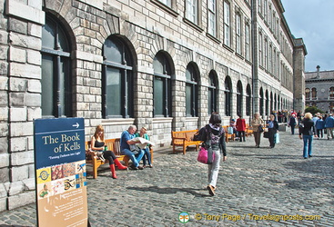 The Old Library is home to the Book of Kells