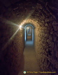 Passageway within the long wall