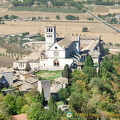 View of St Francis Basilica from the Rocca Maggiore