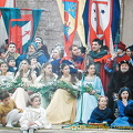 Image of the nobles during a castle festivity