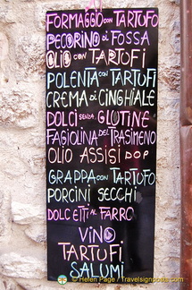 Typical Umbrian produce